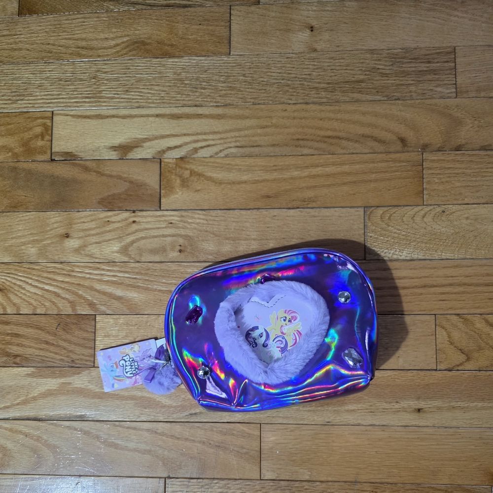 Holographic Purple Kids My Little Pony Make Up Bag